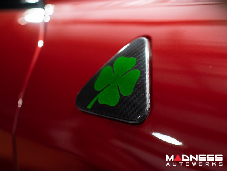 New Alfa Romeo triangle clover leaf fender wing badges stickers for sale in Eastern Cape | Auto Mart